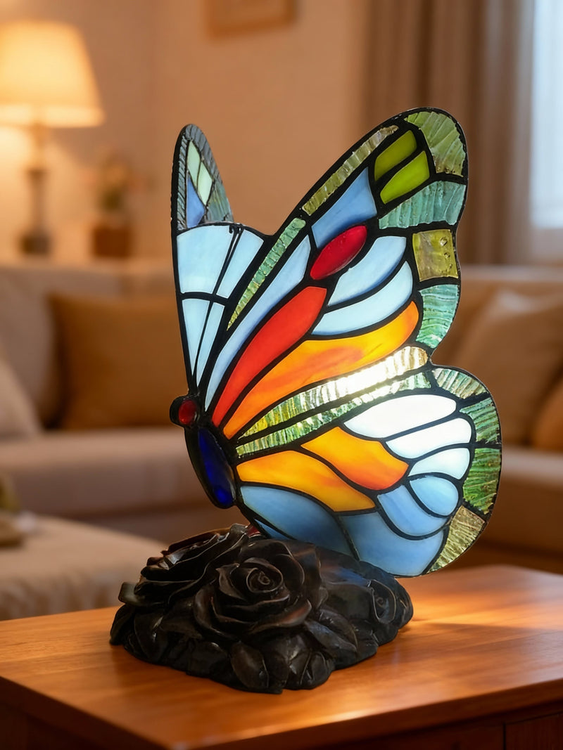 TIFFALIGHT | Lámpara de mariposa de vitral